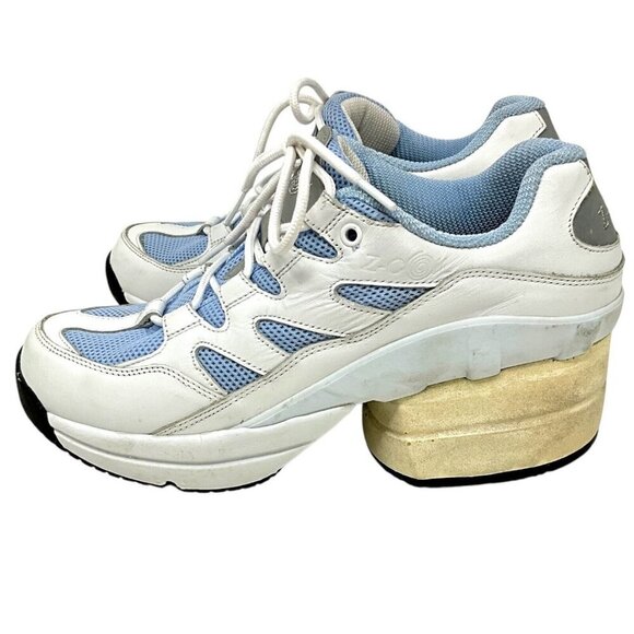 Z-Coil Freedom Classic Sneakers Covered CoiL Blue White US Size 9 EUR 41.5 - Picture 7 of 13